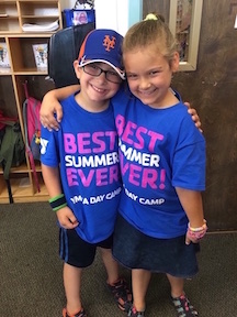 two best friends smiling