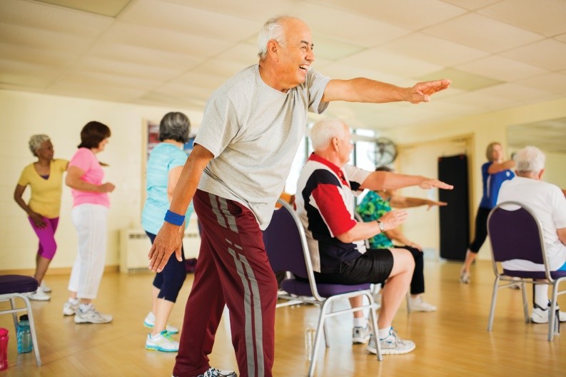 EnhancedFitness Senior Fitness Class at YMCA