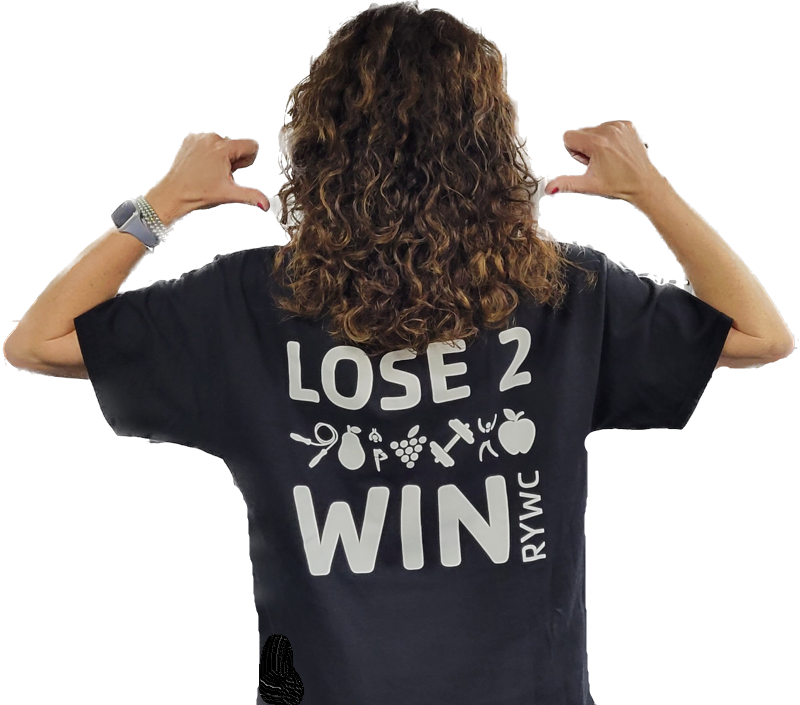 Back of Lose to Win T-shirt Lisa O'connor